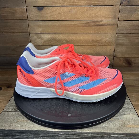 Adidas Adizero Adios 6 'Turbo Sky Rush' Women's Size US 7 Mesh Running Shoes - Picture 1 of 10